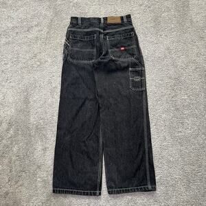 Ecko Unltd Jeans Women's Size 12 Black Carpenter Hip Hop Baggy 90s Skater Y2K
